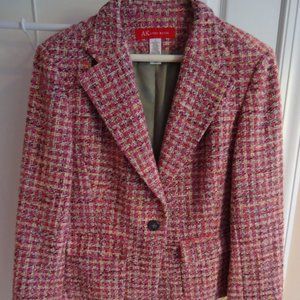 Anne Klein Jacket 8 Tweed Vintage